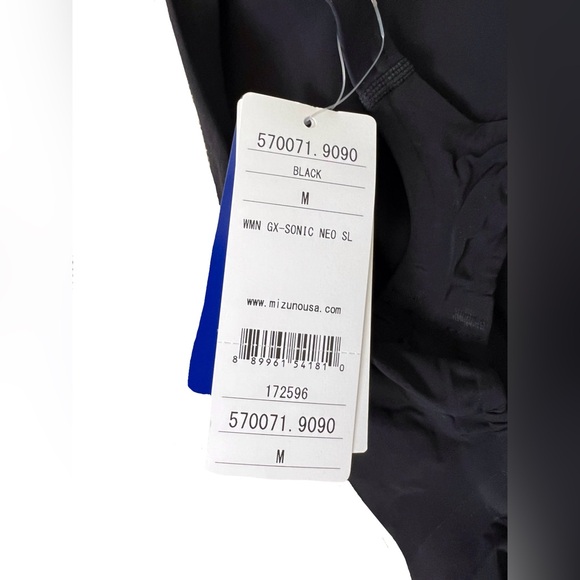 NWT Women's Mizuno GX-Sonic Neo Streamline (SL) Kneeskin Tech Suit - Black - M - Picture 6 of 11